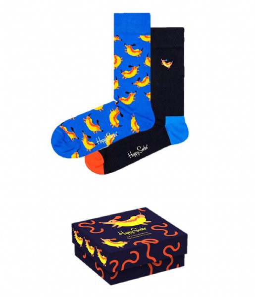 Happy Socks  2-pack Hot Dog Socks Gift Set hot dog (6300)
