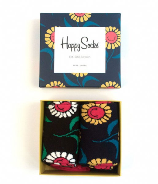 Happy Socks  SMU 2-pack Sunflower Gift Box sunflower (6300)