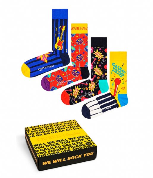 Happy Socks  Queen 4-Pack Gift box queen (0100)