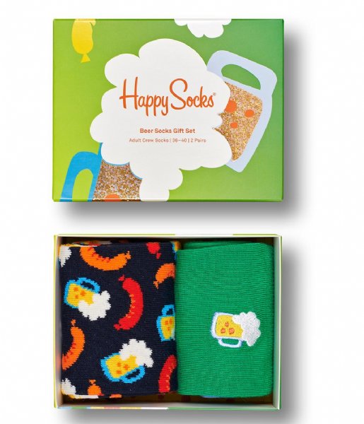 Happy Socks  2-Pack Beer Socks Gift Set Beers (7300)