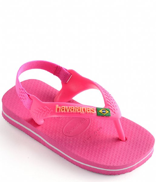 Havaianas  Baby Flipflops Brasil Logo Pink FLux (5784)