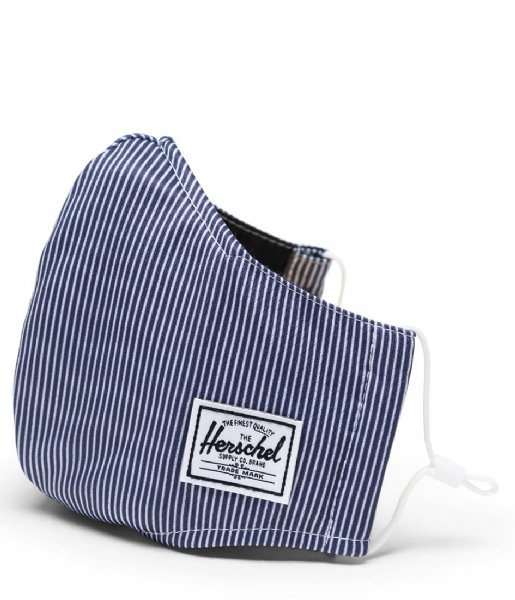 Herschel Supply Co. Mondkapje Classic Fitted Face Mask Peacoat Engineered Stripe (04927)