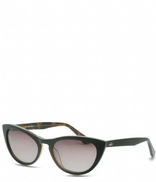 IKKI  Sunglasses Lilly black gold colored gradient brown (50-4)