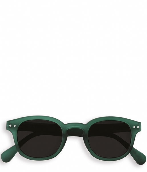 Izipizi  #C Reading Sunglasses green crystal soft grey