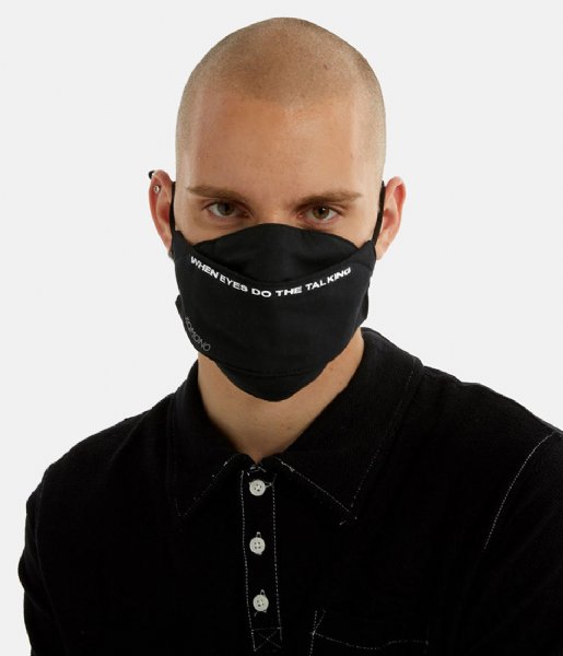 KOMONO Mondkapje Face Mask Slogan Version black