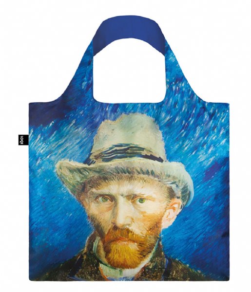 LOQI  Foldable Bag Museum Collection self portrait with grey felt hat