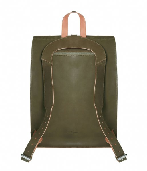 Laauw  Nine Streets Laptop Backpack 15 Inch olive