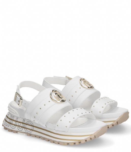Liu Jo  Liujo Maxi Wonder Sandal 8 Calf White (01111)