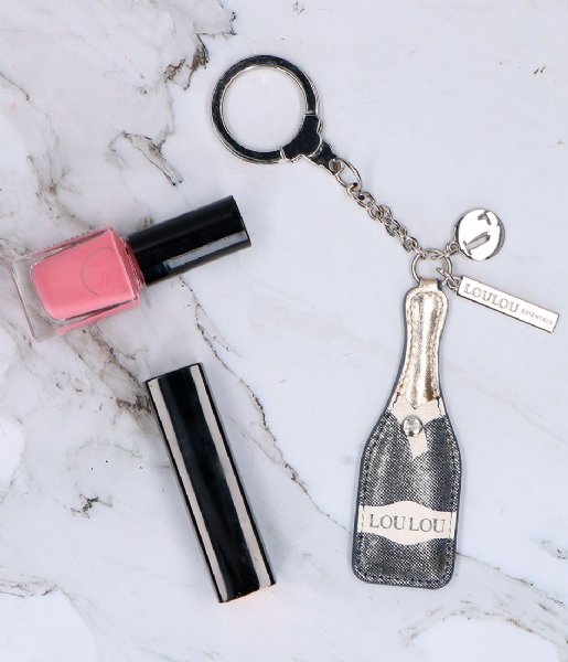 LouLou Essentiels  Keychain Champagne black multiple