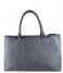 LouLou Essentiels  Bag Beau Veau Silver 15.6 Inch Dark Blue (050)