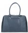 LouLou Essentiels  Bag Vintage Croco 15 Inch Dark Blue 050