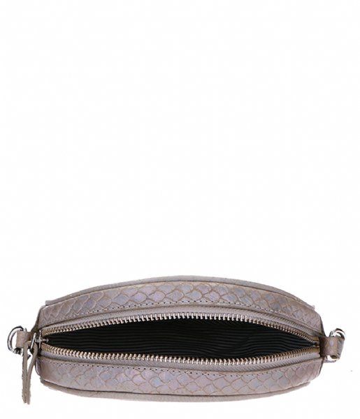 LouLou Essentiels  Clutch Sirens Of The Sea dark silver colored (093)