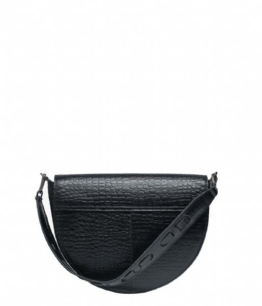 MYOMY  Lima Handbag Croco Black (3014)