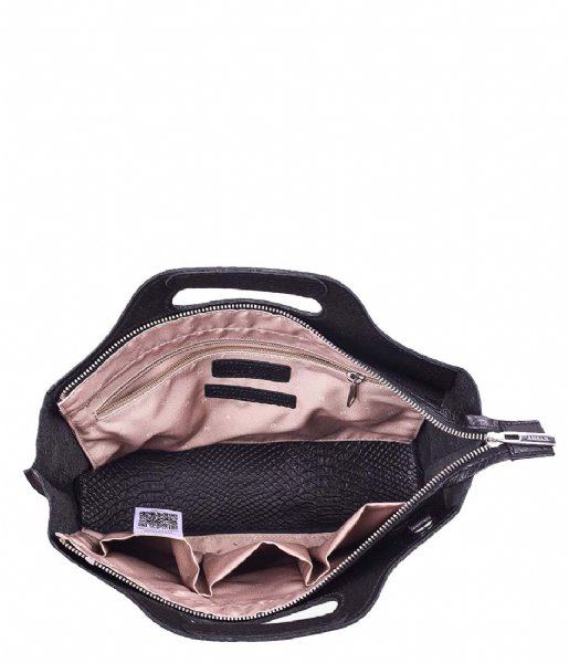 MYOMY  Carry Handbag Anaconda Black (3062)