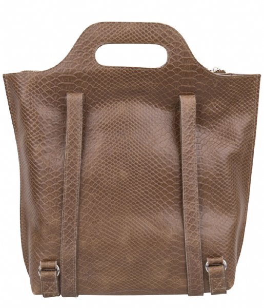 MYOMY  My Carry Bag Back Bag Medium anaconda taupe (80893081)
