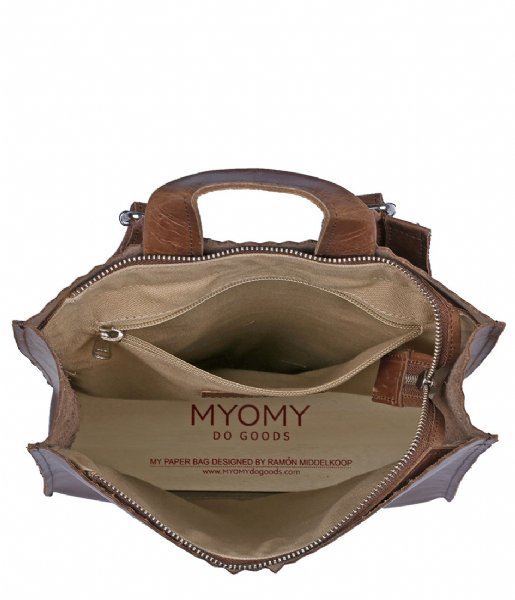 MYOMY  My Paper Bag Back Bag Medium hunter waxy original (10891166)