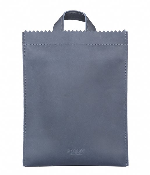 MYOMY  My Paper Bag Back Bag Medium hunter navy blue (10891164)