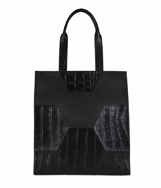 MYOMY  My Treasure Bag Long Handle croco black & recycled plastic (551152911)