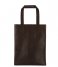 MYOMY  My Paper Bag Zipper Long Handles New boarded dark brown (1027-6067)