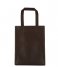 MYOMY  My Paper Bag Zipper Long Handles New boarded dark brown (1027-6067)