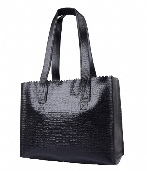 MYOMY  MY PAPER BAG Handbag croco black (10573014)