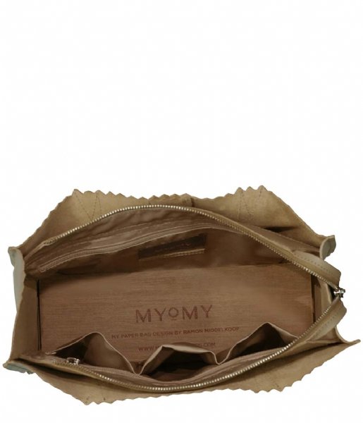 MYOMY  My Paper Bag Mini Handbag Crossbody sand (1076-80)