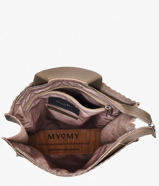 MYOMY  My Paper Bag Backbag Hunter taupe (1029-1381)