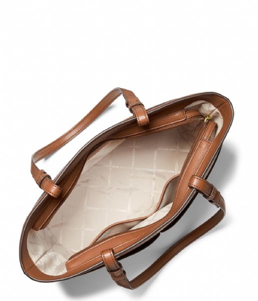 Michael Kors  Bedford Medium Top Zip Pocket Tote Luggage (230)