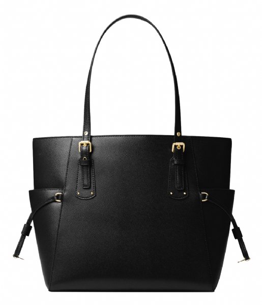 Michael Kors  Voyager EW Signature Tote black & gold colored hardware
