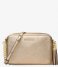 Michael Kors  Jet Set Crossbody pale gold colored & gold colored hardware