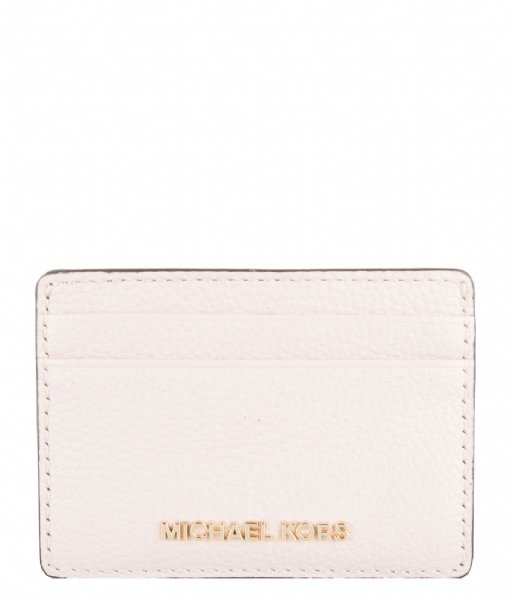 Michael Kors  Mercer Card Holder soft pink & gold colored hardware