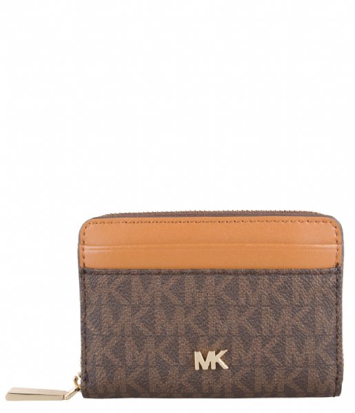 Michael Kors  Coin Card Case brown acorn & gold colored hardware