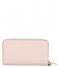 Michael Kors  Jet Set Large Flat Phone Case soft pink & gold colored hardware