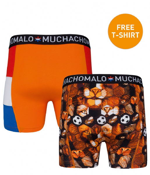 Muchachomalo  2-Pack Boxershorts Orange orange