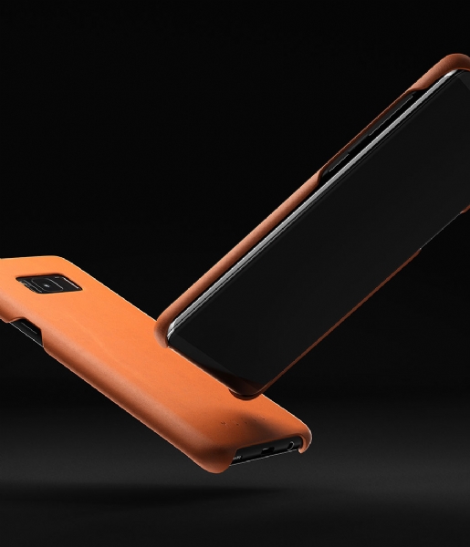 Mujjo  Leather Case Galaxy S8+ saddle tan