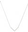 Orelia  Clean V Necklace silver plated (8042)