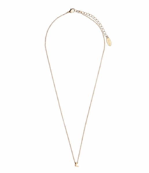 Orelia  Necklace initial L Gold plated (ORE26354)