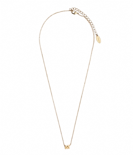 Orelia  Necklace initial M Gold plated (ORE26355)