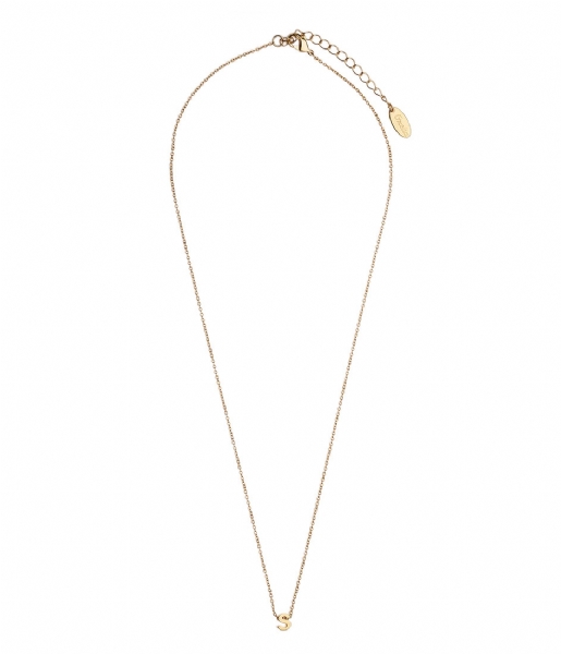 Orelia  Necklace initial S Gold plated (ORE26361)