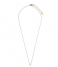 Orelia  Necklace Initial S pale gold plated (10378)