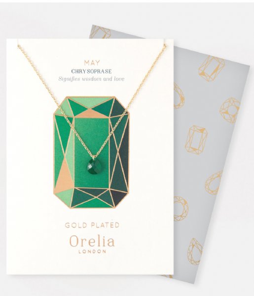 Orelia  May Birthstone Gift Envelope chrysoprase (23161)
