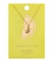 Orelia  Lemon Ditsy Necklace pale gold (ORE21324)