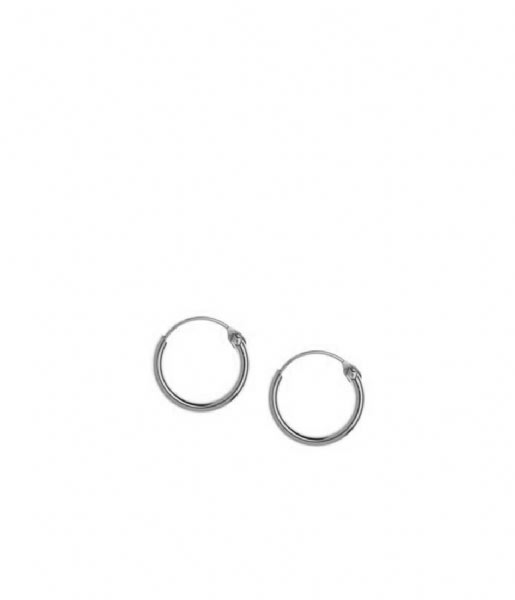 Orelia  Micro Hoop Earrings silver plated (9315)