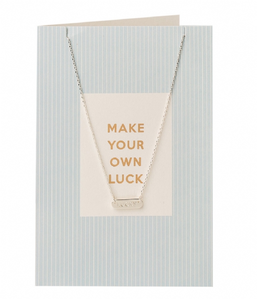 Orelia  Make Your Own Luck Giftcard silver plated (21118)
