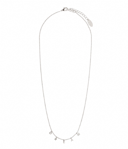 Orelia  Dream Charm Script Necklace silver (20111)