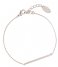 Orelia  Horizontal Bar Chain Bracelet silver plated (22743)