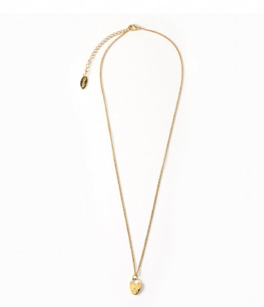 Orelia  Heart Padlock Charm Necklace Giftbox gold plated (ORE25441)