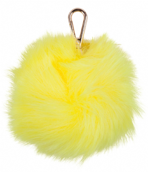 Pauls Boutique  Large Fur Pom Trinkets yellow