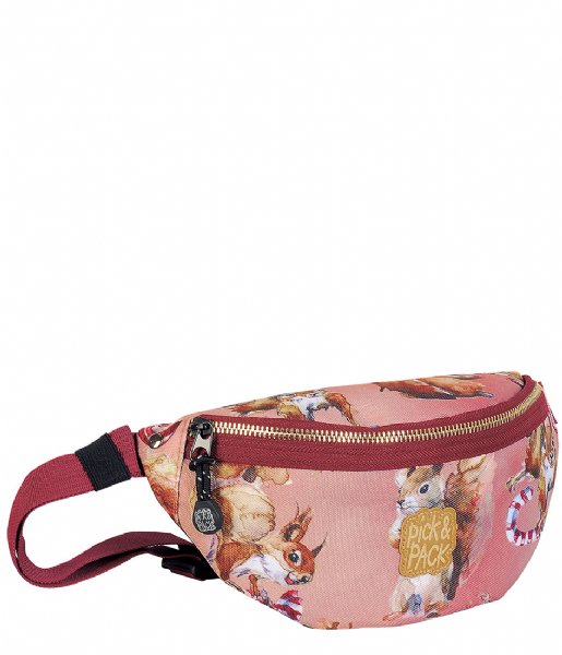 Pick & Pack  Squirell Fanny Pack dusty pink (61)
