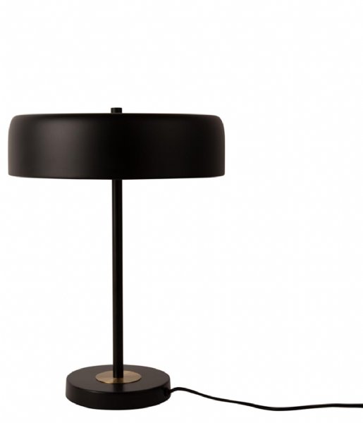 Leitmotiv Bordslampa Table Lamp Gold Disc Black (LM2079BK)